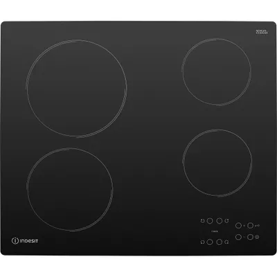 Image de Indesit AAR 160 C Black Built-in 58 cm Ceramic 4 zone(s)