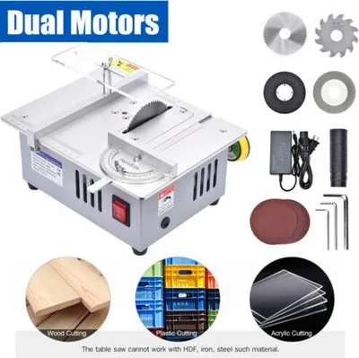Produktbild von Topchances Multifunktionale Mini Tischkreissäge Micro Precision Desktop DIY Holzbearbeitungs-Kettensäge
