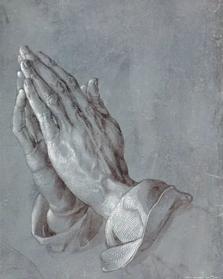 Produktbild von Albrecht Dürer Kunstdruck Bild - Betende Hände, 1508 (50 x 40 cm)