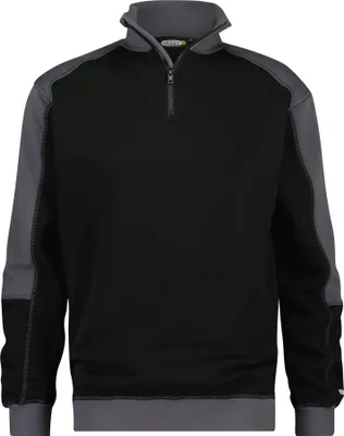 Produktbild von DASSY Sweatshirt FELIX Pullover Gr. L schwarz/grau
