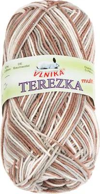 Obrázek produktu pro Příze TEREZKA multi - 50g / 155 m - Bílá,Šedá,Hnědá