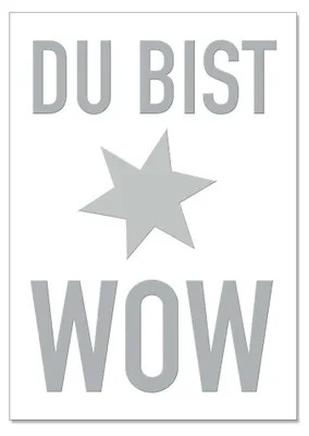 Produktbild von Postkarte "Du bist WOW"