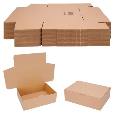 Produktbild von 100 Versandkartons - 310 x 215 x 100 mm - kleine Kartons für Versand Faltschachteln