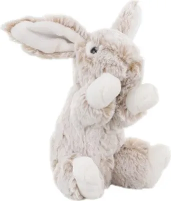 Image de Lapin en peluche beige 20 cm