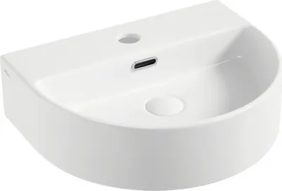 Produktbild von Jungborn Handwaschbecken ONE 45 x 37,5 cm weiß glänzend