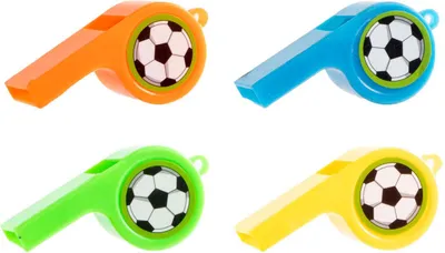 Image de Jono Toys Sifflets de football, 12 pcs.