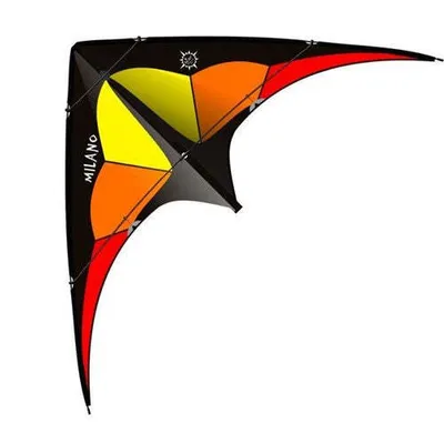 Image de Cerf-volant pilotable Elliot Milano Rouge-Orange-Jaune 1010534 Rouge 170 x 79 cm