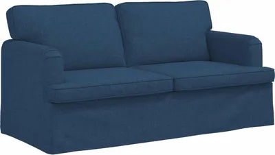 Obrázok produktu pre vidaXL Sedacia súprava, modrá, 162 x 80 x 85 cm, látka