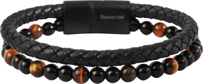 Produktbild von "Arnt" Armband aus Echtleder und Naturstein