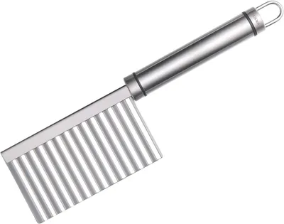 Produktbild von Wellenmesser, Wellenmesser aus Edelstahl, Kartoffelmesser, Schneidwerkzeug zum Schneiden von Kartoffeln, Pommes frites, Obst und Gemüse