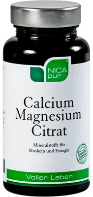 Produktbild von NICApur Calcium Magnesium Citrat Kapseln, 60 St. Kapseln