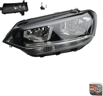 Productafbeelding van Koplampen + Osram Night Breaker Laser, geschikt voor VW Touran 5T, bouwjaar 05/15-, type H7 H7 L, artikelnummers 5TB941005A, 5TA941661A. Johns