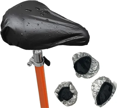 Produktbild von INF Wasserdichter Fahrradsattelbezug, 3er-Pack Schwarz XL