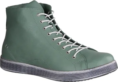 Obrázok produktu pre Andrea Conti 0341500208 Hightop sneaker, dámska obuv, kožená, mentolovo zelená - dámska obuv top trendy, zelená, kožená