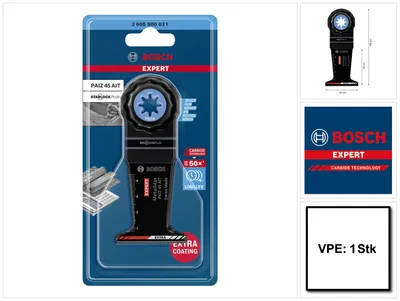 Produktbild von EXPERT MetalMax PAIZ 45 AIT Tauchsägeblatt für Multifunktionswerkzeuge, 45 mm