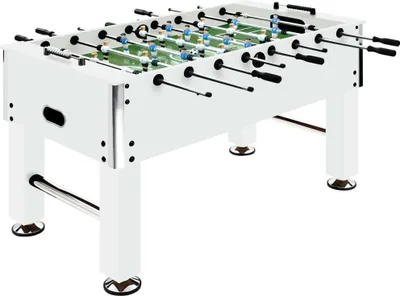 Produktbild von Kickertisch Stahl 60 kg 140x74,5x87,5 cm Weiß