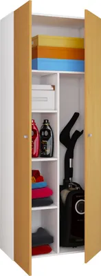 Immagine prodotto di Mobile per bevande | 6 scomparti | Dimensioni: W. 70 x H. 178 x D. 40 cm | Armadio per la casa | Armadio multiuso | Vandol