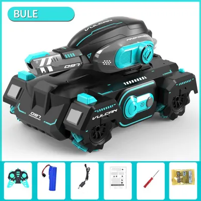 Produktbild von Geste Sensing Wasserbombe RC Car Kinder Fernbedienung Tank Toy Offroad Allradantrieb Blau