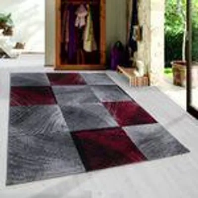 Produktbild von Homebyhome Modern Designer Teppich Wohnzimmer Trendmuster, Kurzflor Teppich Rechteckig Weich und Pflegeleicht, Grösse: 160x230 cm
