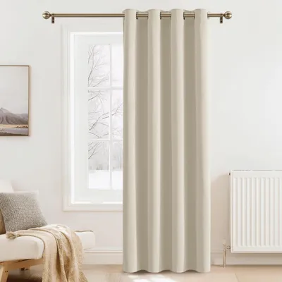 Immagine prodotto di Tenda termica oscurante, color beige chiaro, altezza 260 cm, larghezza 140 cm