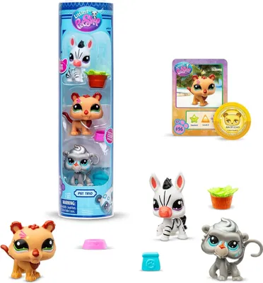 Obrázok produktu pre Littlest Pet Shop 3-pack Zoo Pets