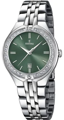 Produktbild von Festina Damenuhr Analog aus Edelstahl 316l Silberfarben