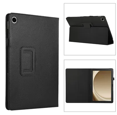 Image de Étui en simili cuir pour Samsung Galaxy Tab A9 Plus, noir