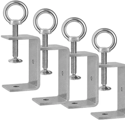 Produktbild von Set von 4 Rostfreien C-Klemmen für Holzarbeiten