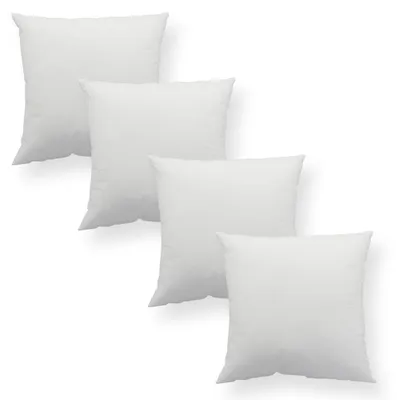 Produktbild von 4er-Pack Füllkissen mit Federfüllung, 40 x 40 cm, großzügig gefüllt, ohne Bezug