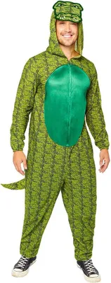 Produktbild von Krokodil Overall Kostüm für Herren
