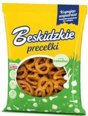 Zdjęcie produktu dla Beskidzkie Precelki o smaku cebuli 120g