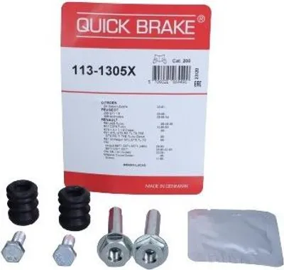 Produktbild von QUICK BRAKE 113-1305X Führungshülsensatz Bremssattel Vorne für RENAULT TWINGO II (CN0)