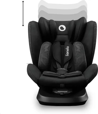 Produktbild von Lionelo Bastiaan One Kindersitz 360° drehbar Autokindersitz mit ISOFIX 0-36 kg Schwarz