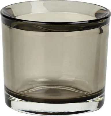 Produktbild von Teelichthalter "Glass Cup", grau, Glas, von Ihr Ideal Home Range GmbH, Ø 9 x H 8 cm