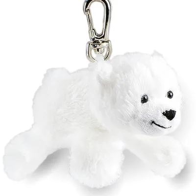Produktbild von Schaffer 0106 - Plüsch Schlüsselanhänger Eisbär Knut Knuddel