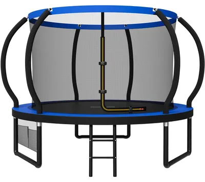 Produktbild von JUMMICO Trampolin Outdoor Ø 228/305/366/427/488 cm mit Schutznetz und Leiter, GS