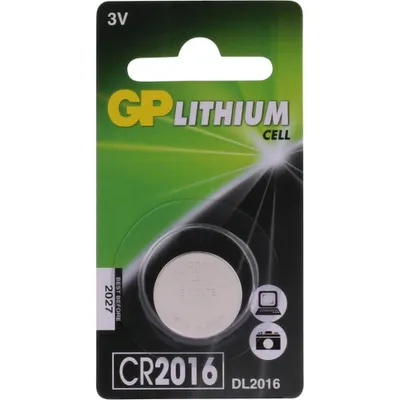 Zdjęcie produktu dla GP 0602016C1 Knopfzelle CR2016 3,0 V