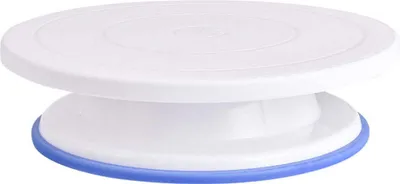 Produktbild von Tortendekorationsplatte – drehbare Anti-Rutsch-Tortenteller – FLOKOO – Ø 30 cm – ideal zum Dekorieren und Präsentieren