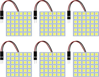 Produktbild von LED-Deckenleuchten-Satz - COB-Flachlichtleister - Automatik-Innenbeleuchtung - Mit Stabilitätsfilter - 6 Einheiten - Neutralweiß