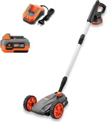 Immagine prodotto di FUXTEC FX-E1RMEH20-SET Tagliaerba a Batteria 20V  Tosaerba Compatto a Una Mano Mulching con Batteria 4Ah e Caricabatterie, Larghezza 22cm, Altezza Regolabile, 300W