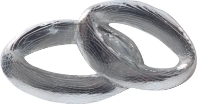 Produktbild von KNORR PRANDELL 218306208 Wachseheringe 34 x 18 mm silberfarben