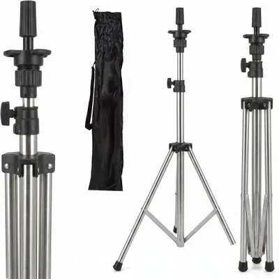 Zdjęcie produktu dla Statyw stojak do główki fryzjerskiej z regulacją 130 cm