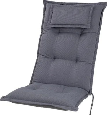 Produktbild von Auflage Hochlehner Rom 50089-51 grau meliert 123x50x9 cm KETTtex