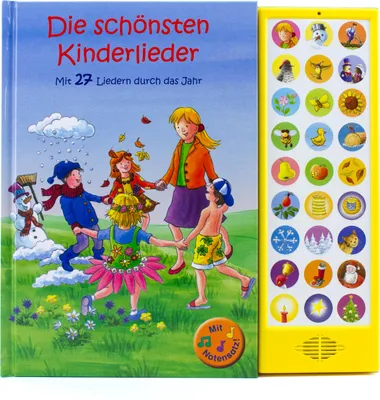 Produktbild von Die Schönsten Kinderlieder, Mit 27 Liedern durch das Jahr