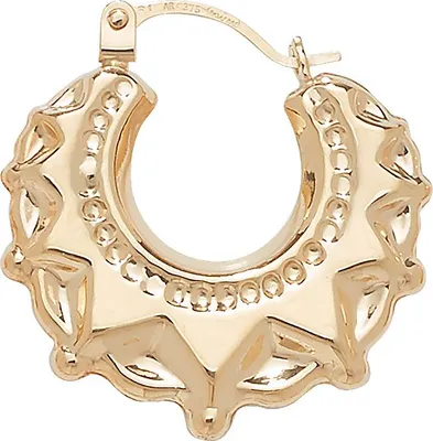 Produktbild von 9 Karat (375) Gold Damen - Paar Creolen - 19mm*20mm; TRS11465