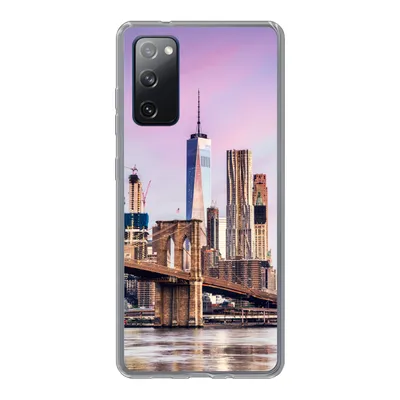 Produktbild von MuchoWow® Handyhülle Schutzhülle Hülle für Samsung Galaxy S20 FE Brooklyn Bridge und die New Yorker Skyline Silikon Softcase Handy Hülle - Abdeckung