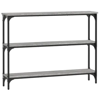 Produktbild von Konsolentisch Grau Sonoma 100x22,5x75 cm Holzwerkstoff