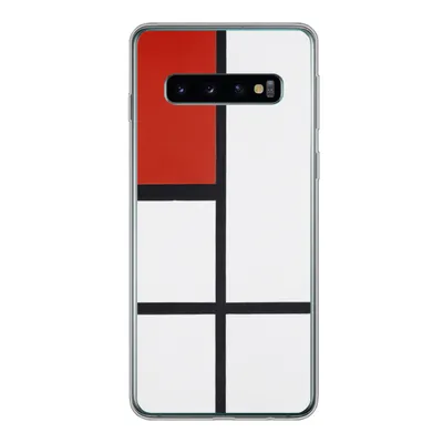 Produktbild von MuchoWow® Handyhülle Schutzhülle Hülle für Samsung Galaxy S10 Komposition - Piet Mondrian Silikon Softcase Handy Hülle - Handytasche