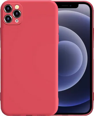 Produktbild von Apple iPhone 11 Pro Round Edge TPU Case Weinrot