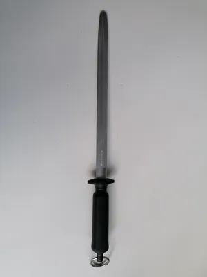 Produktbild von Giesser Messer Abziehstahl Wetzstahl Messerschärfer Form oval - 31 cm Schwarz